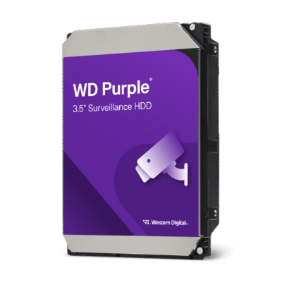 Disque dur interne 3.5" Western Digital Purple 4 To pour systèmes de vidéo surveillance et de sécurité